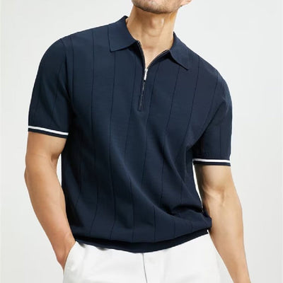 Zomers Mode Poloshirt met Korte Mouwen