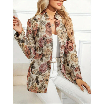 Mode Casual Geprinte Jas