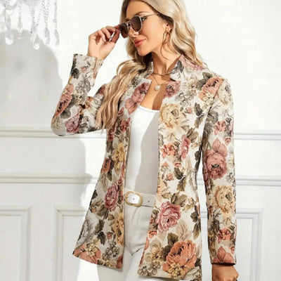 Mode Casual Geprinte Jas