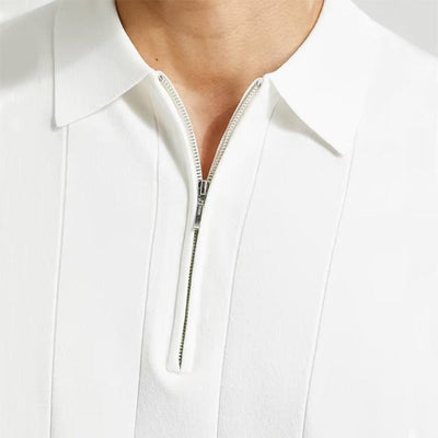 Zomers Mode Poloshirt met Korte Mouwen